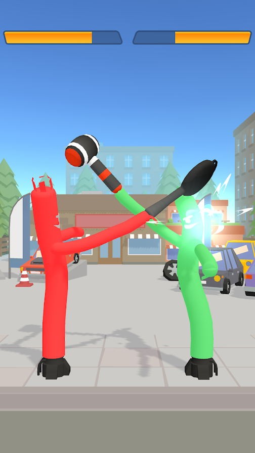 平衡拳击手mascot fight