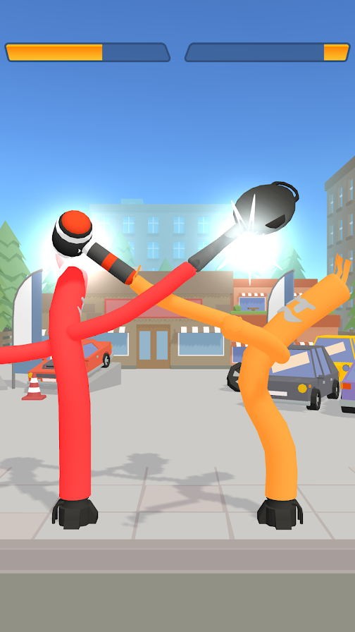 平衡拳击手mascot fight