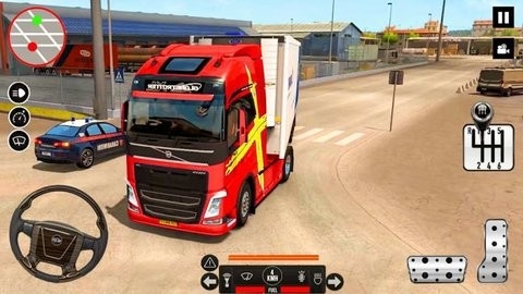美国现代重型大卡车3d