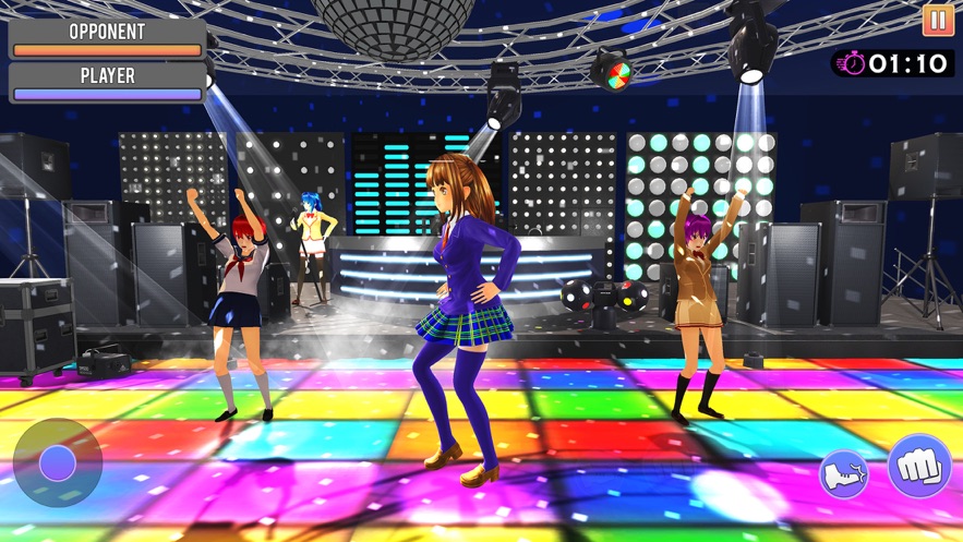 动漫女孩生活高中3d